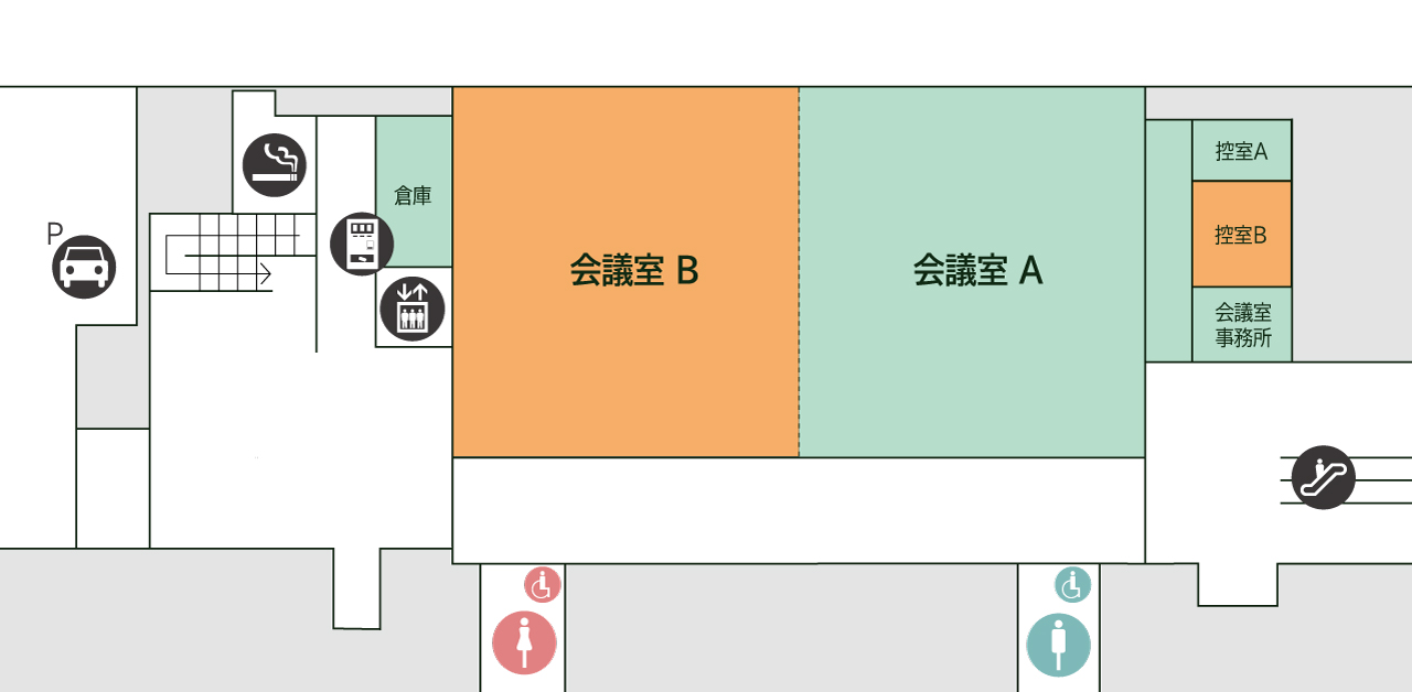 会議室B フロアマップ